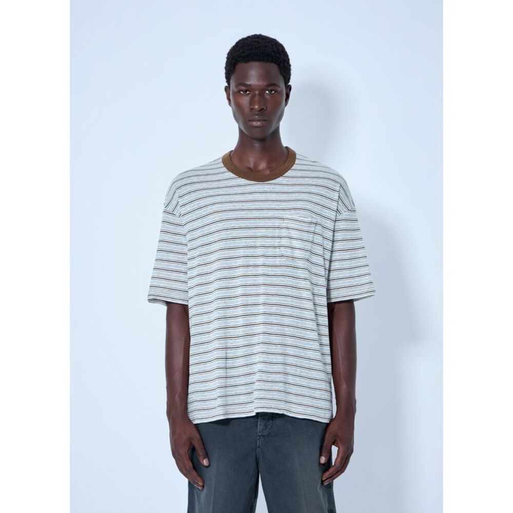Visvim Men Mondo Border Stripe T-Shirt